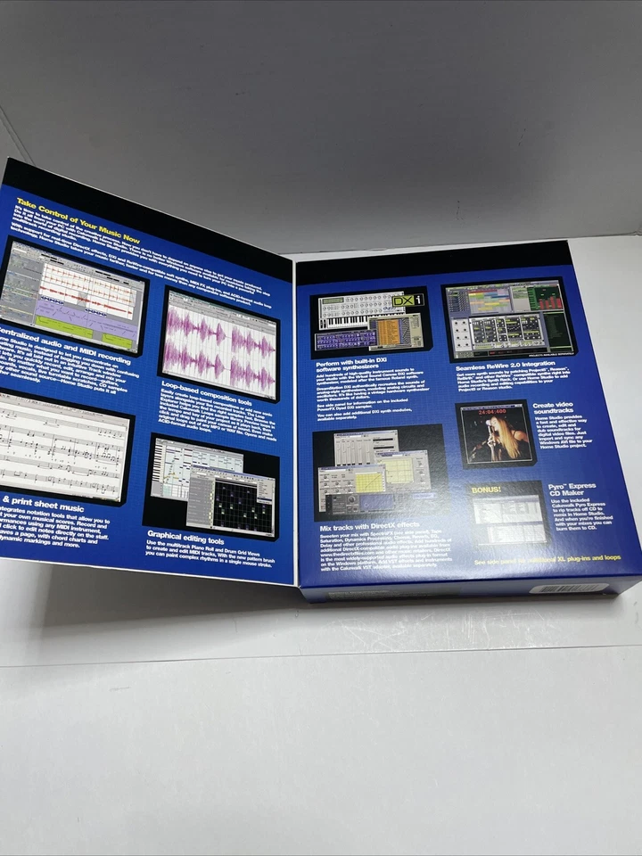 Cakewalk Home Studio 2004 XL Runs on Windows 98/Me/XP/2000 RARE Complete - Image 4 of 4