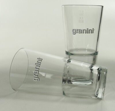 2 Granini Juice Long Drink Glasses Cocktail Glass Soft Drink Cup Stackable Bar 1509