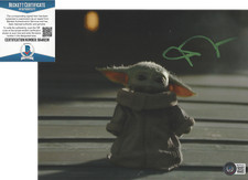 JOHN ROSENGRANT SIGNED 8x10 PHOTO YODA THE MANDALORIAN STAR WARS COA BAS BECKETT