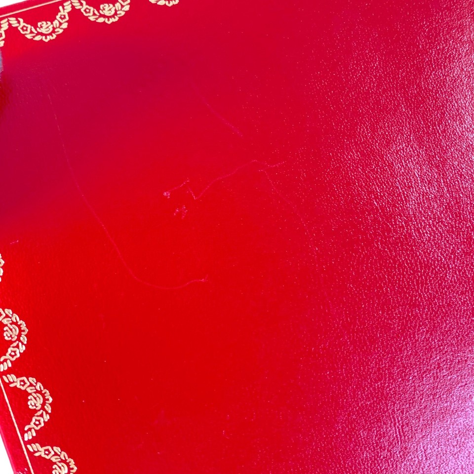 Genuine Cartier Watch Presentation Box Large Case Roadster with Leather