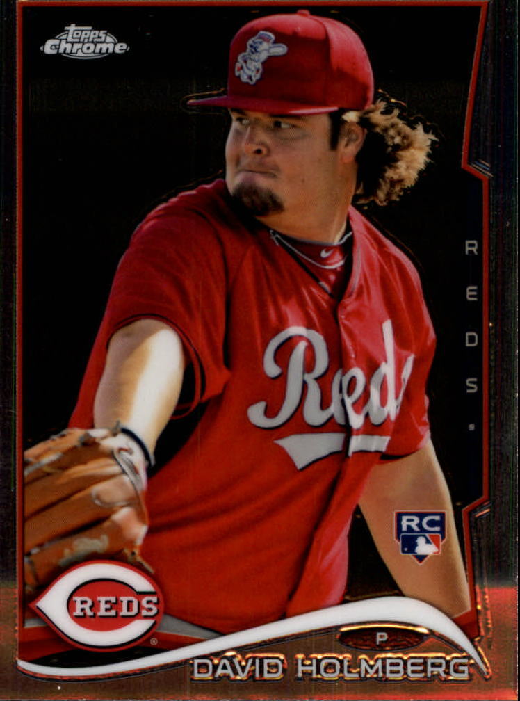 2014 Topps Chrome #134 David Holmberg RC - NM