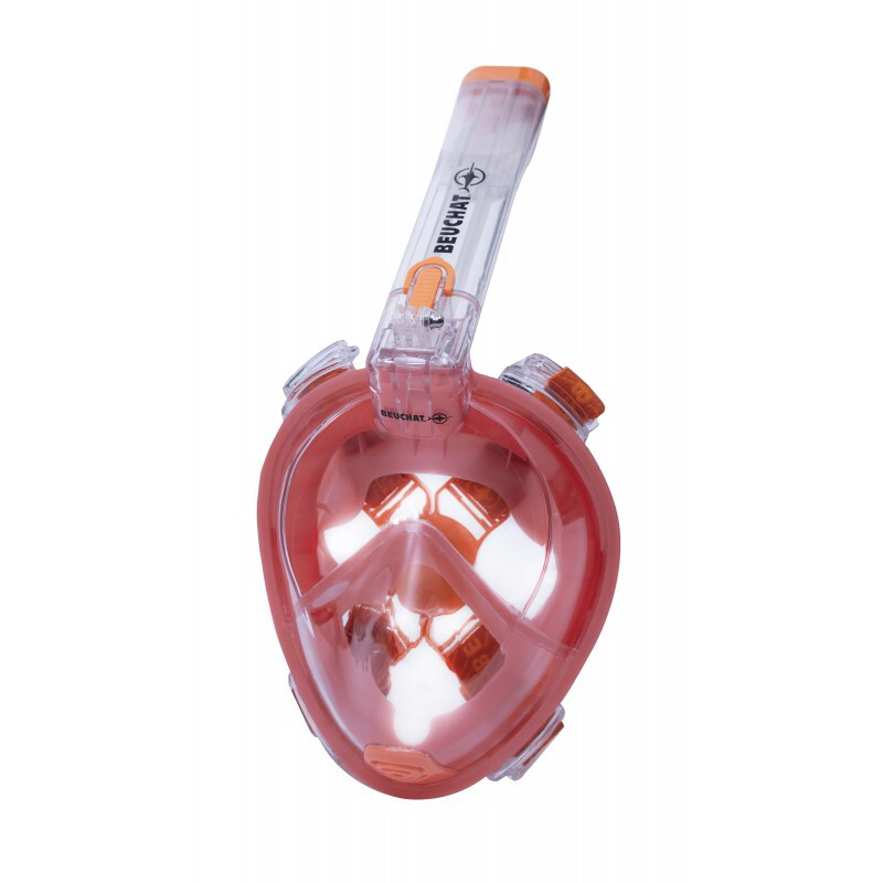 BEUCHAT SMILE FULL FACE MASK WITH SNORKEL CORAL XS