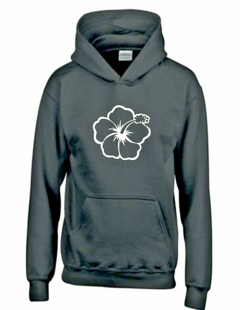 トップス 44 Flowers Hoodie Black Amazon.com: Black and white Flower Graphic Design Zip Hoodie