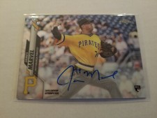 2020 Topps Chrome Autograph James Marvel RC Auto #RA-JMA Pittsburgh Pirates