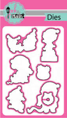 Pink N  Main Steel Die Stamps NICE LIST DIE