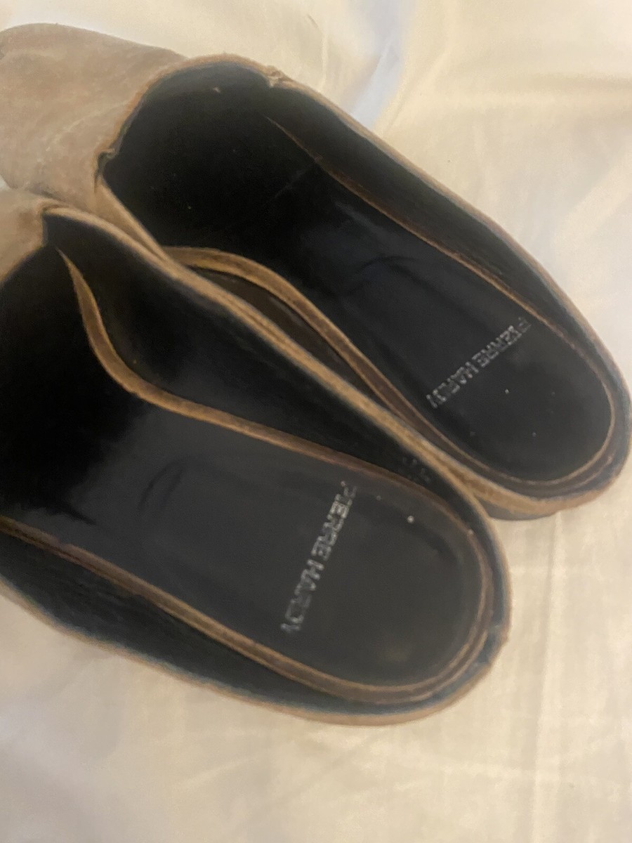 PIERRE HARDY Brown Suede Mules Flats 37
