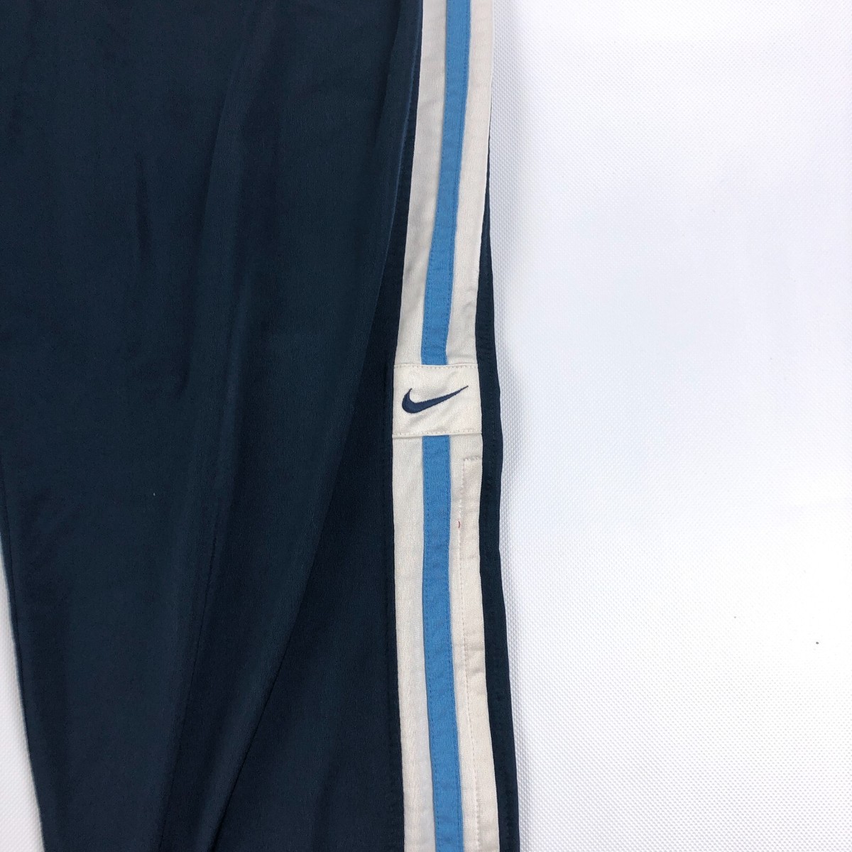 Vintage Nike Track Pants Mens Medium Side Stripe Baggy Drill Vintage Nike Track Pants Mens Medium Side Stripe Baggy Drill