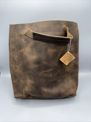 Convertible Leather Backpack to Shoulder Bag Brown