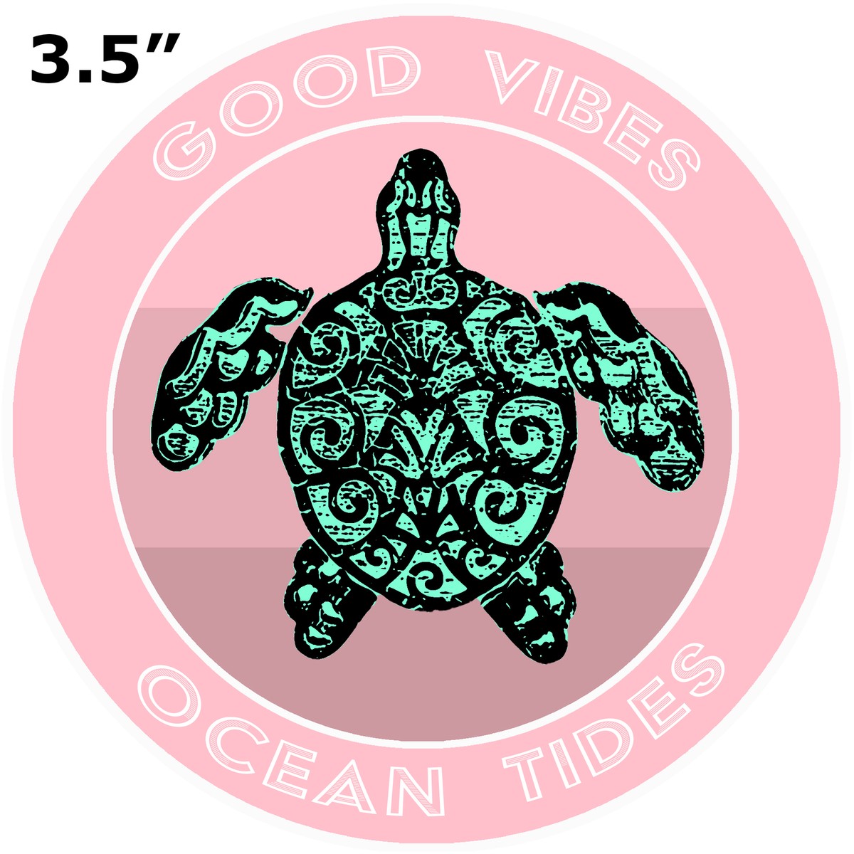 Turtle Stickers For Car Baby Bumper Car STICKY DUDE Sea Vinyl Waterproof 5  Inches Turtle Sticker Hawaiian Turtle Decals For Car