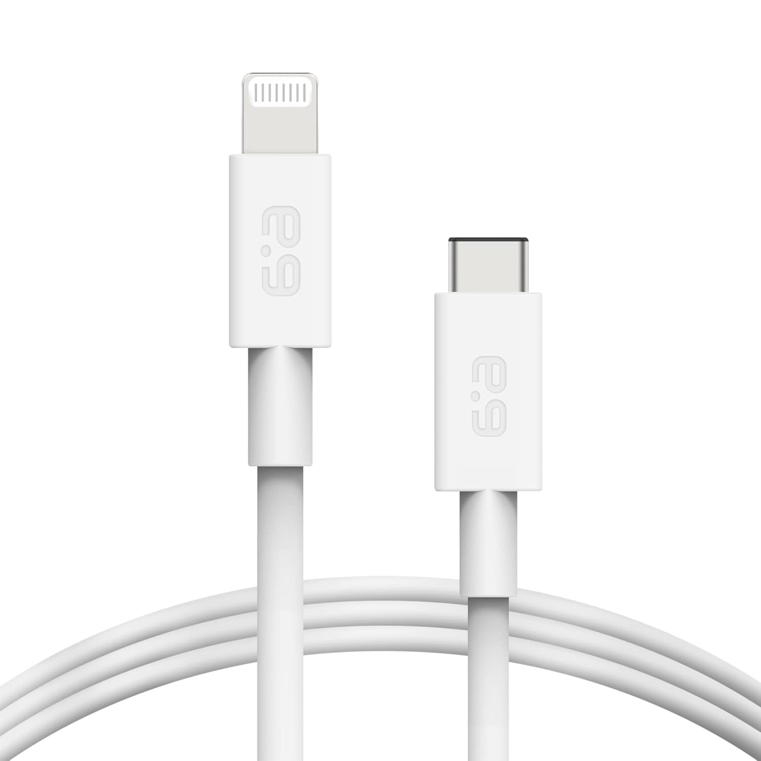 USB C to Lightning Cable (3 Ft, White), Mfi Certified Cable for Iphone 14 Pro...-image