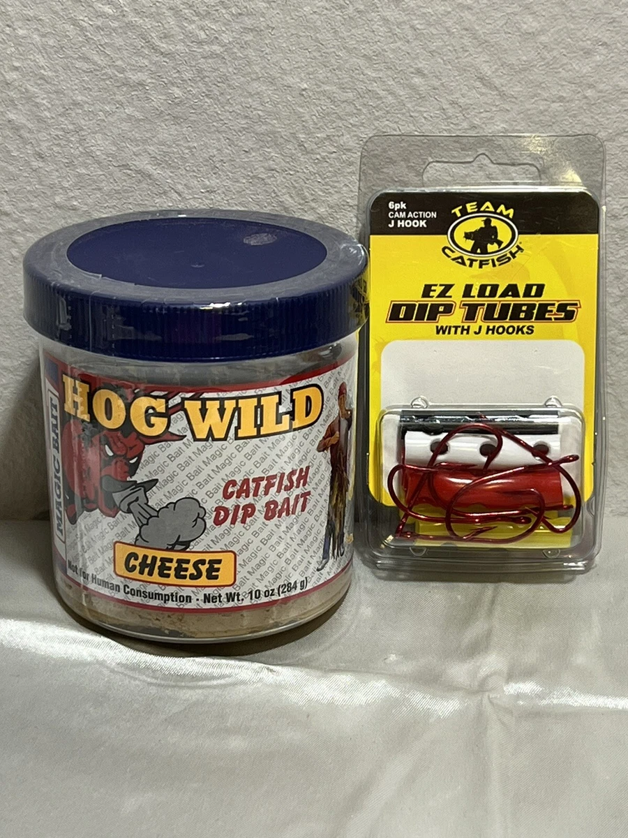 Magic Bait Hog Wild Original Catfish Dip Bait, Cheese flavor 10 oz