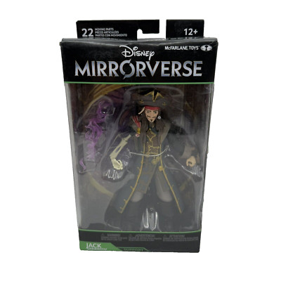 Disney Mirrorverse Jack Sparrow Figure 7'' Poseable Figure with Stand New in Box