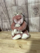 NWT Gund Make-A-Wish Zales Pink Bear With A Back Pack And Mini Bear