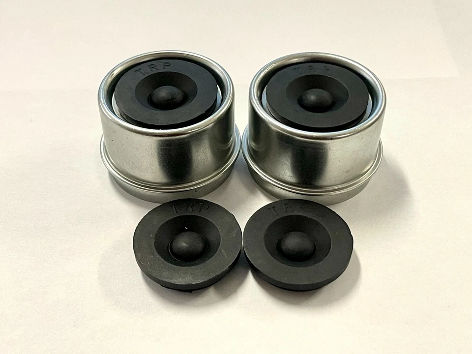 QBBC (Qty 2+2) 1.98" EZ Lube Rubber Plug Dust Cap + 2 Extra Rubber Plugs