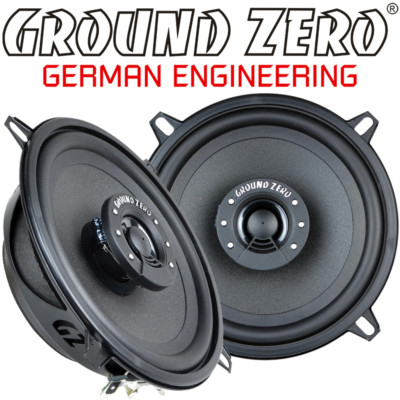 Ground Zero GZIF 5201FX 13cm 2 Wege extra flach Koax Lautsprecher Paar 130mm