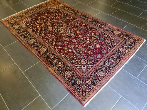 Handgeknüpfter Perser Keshan Orientteppich 220x133cm - Bild 10 von 24