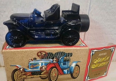 Avon Stanley Steamer Wild Country After Shave Car Full Bottle Vintage 1970s NOS