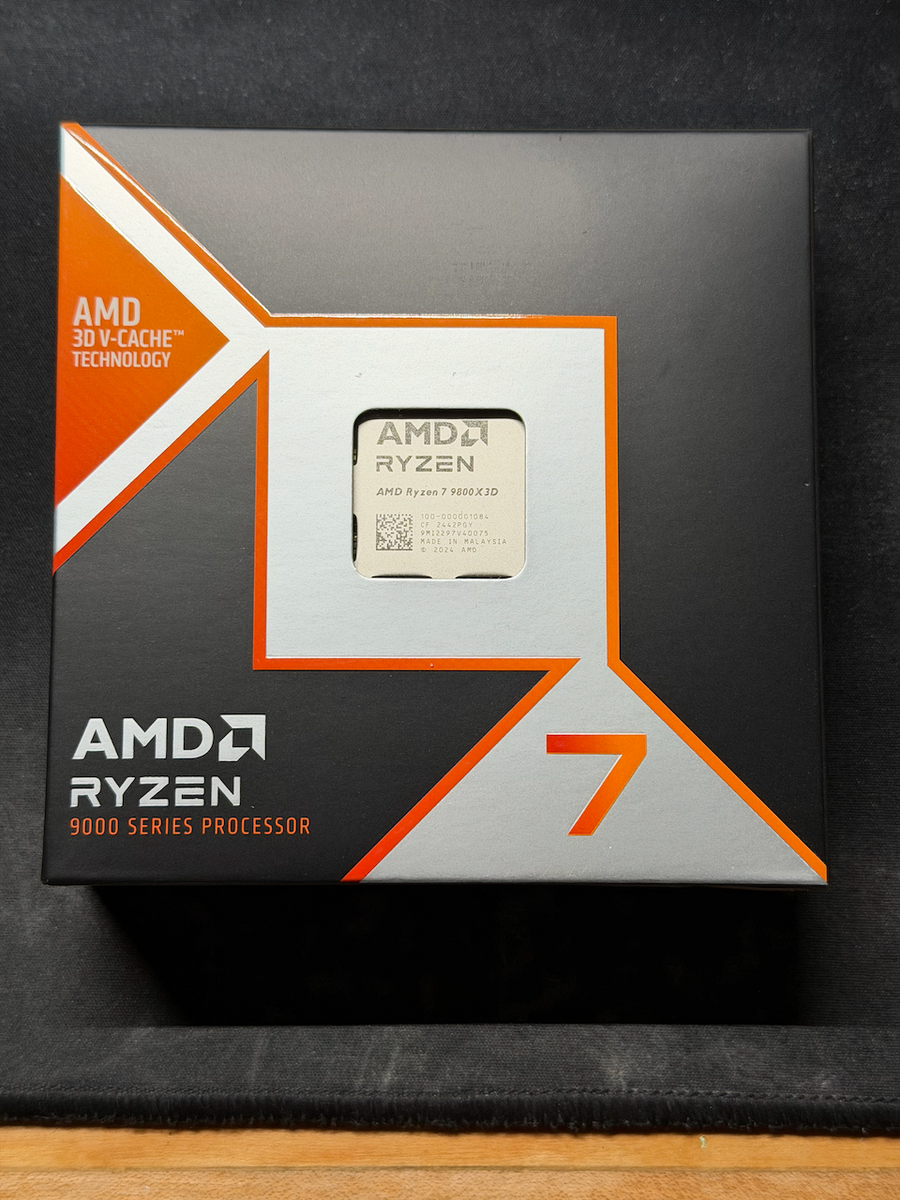 AMD RYZEN 7 9800X3D 8-Core 16-Thread Desktop Processor - READ for
