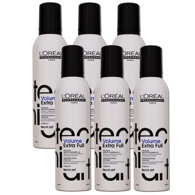 Loreal Tecni. ART Volume Extra Full 6 x 250 ml Haarschaum extremer halt Set