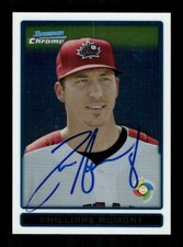 2009 Bowman Chrome World Baseball Classic BCW2 Phillippe Aumont signed auto auto