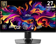 MSI 271QR QD-OLED X50 27" Class WQHD Gaming OLED Monitor - 16:9 - Black