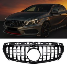 Sport Kühlergrill Schwarz passt für Mercedes A-Klasse W176 Panamericana ab 12-15 Sport Kühlergrill Schwarz passt für Mercedes A-Klasse W176 Panamericana ab 12-15