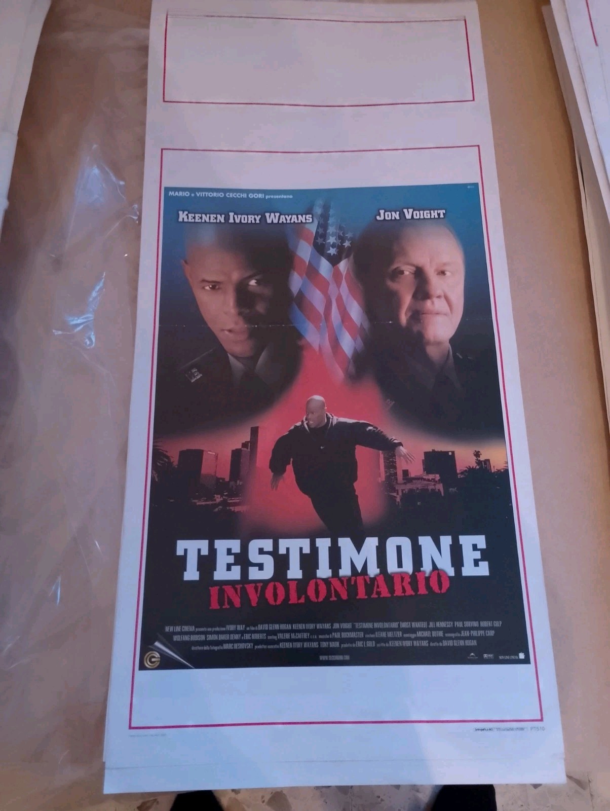Locandina originale film Testimone involontario (1997) - Regia di David Hogan