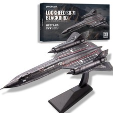 Piececool 3D Metal Puzzle SR-71 Military Airplane Metal Model Kit for Adults,...