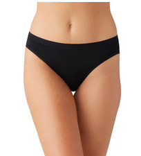 Wacoal 2XL Size 9 Understated Cotton Bikini Panty NWOT 870362 Black