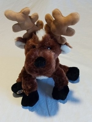 Ganz Rain Deer Plush Stuff Animal 8 Inch