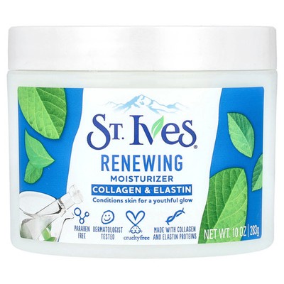 Renewing Moisturizer, Collagen & Elastin, 10 oz (283 g)