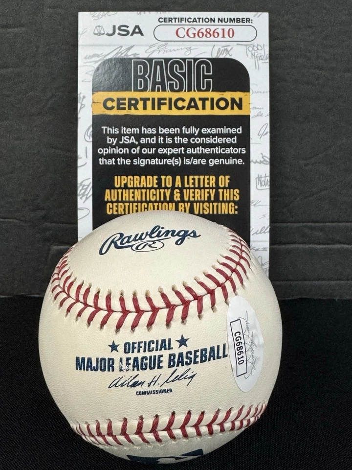 ALFONSO SORIANO Signed Autograph MLB Baseball New York Yankees Chicago Cubs JSA - Image 2 of 4