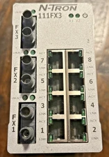 N-TRON NTRON Red Lion Controls Ethernet 111FX3-ST / 111FX3 ST