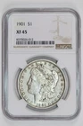 1901 MORGAN DOLLAR NGC XF45