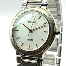 Orologio Seiko Dolce 8N41-6060 Quarzo Acciaio Inox Argento Oro
