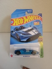 2022 Hot Wheels EXOTICS Series 6/10 blue McLAREN ELVA