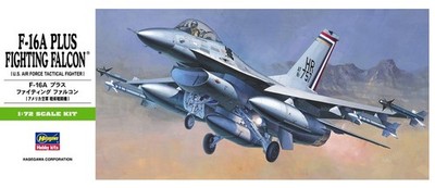 Hasegawa 00231 General Dynamics F-16A Plus Fighting Falcon 1/72 Scale Plastic...