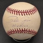 Pete Rose Signed Baseball JSA COA "Hit King" Inscription Autograph HOF