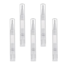 5Pcs Nail Oil Pen Brush Tip Cosmetic  Container Eyelash Growth Tube