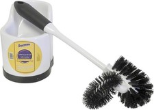 Toilet Bowl Brush Set with Rim Cleaner and Holder Bathroom Cleaning Brush with