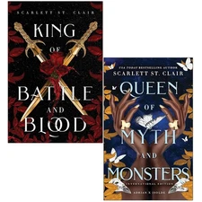 Adrian X Isolde Series 2 Books Set By Scarlett St. Clair (King of Battle Blood