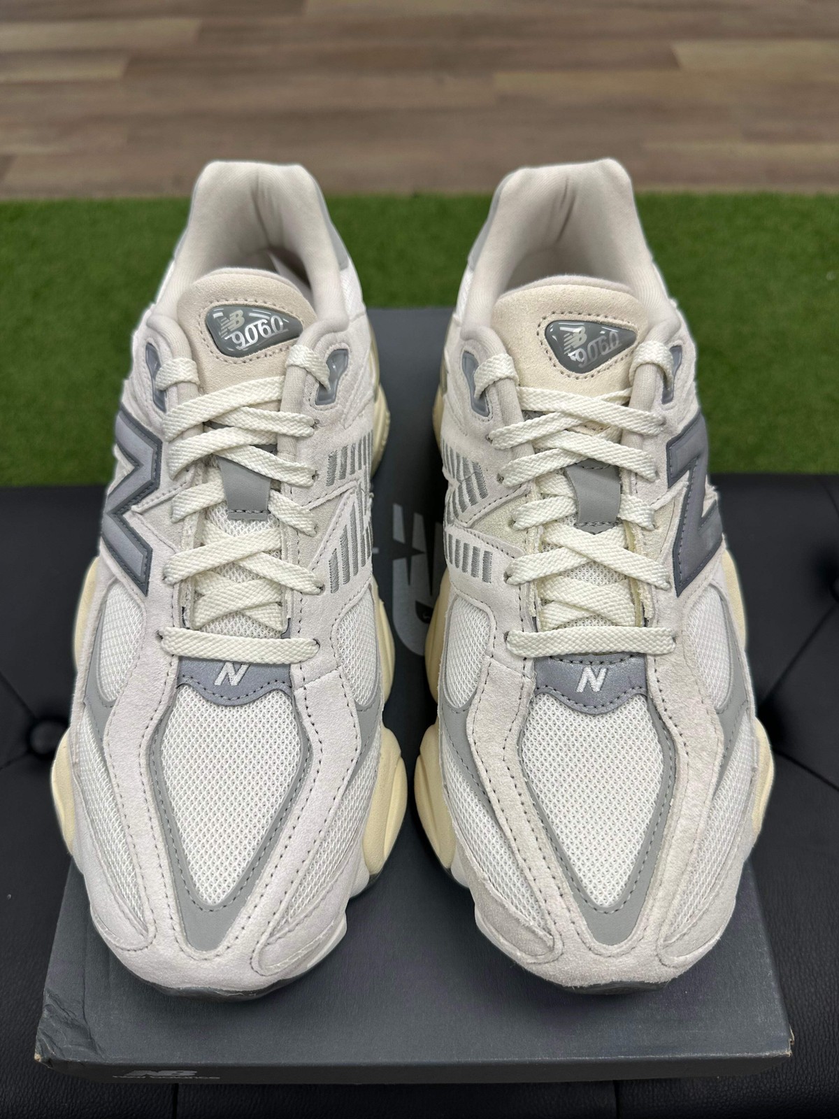 New Balance 9060 Sea Salt White - Size 9.5 image 4