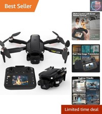 Brushless Motor Drone with LCD Screen Remote Control Drone for Beginners Dron...