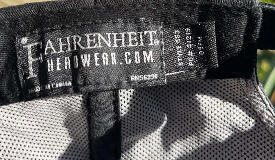 Pixar Hat Cap Strap Back Black Embroidered Movie Animation Studio Mens Classic - Image 4 of 4