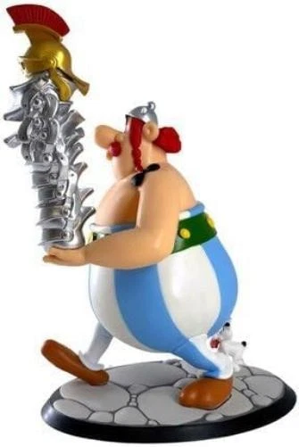 Plastoy SAS PLA40099 Obélix con una pila de cascos e Idefix Foto 3 de 4