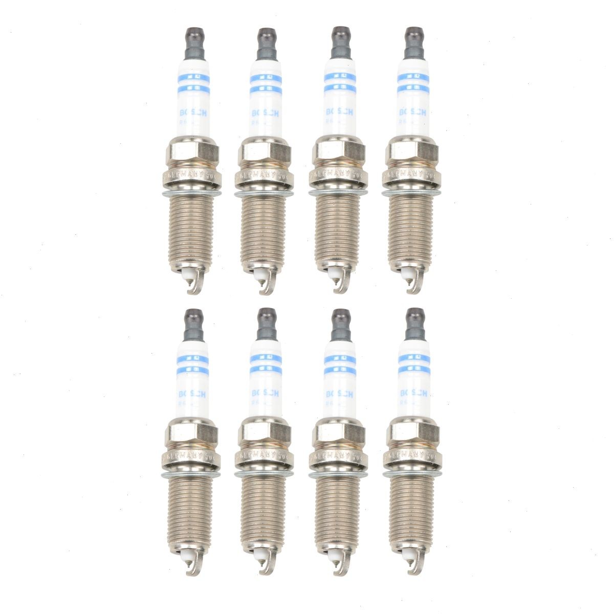 8 pc Bosch Double Iridium Spark Plugs for 2009-2010 Jeep Commander 5.7L V8 zr