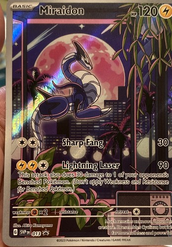Pokémon TCG Miraidon SVP Black Star Promos SVP013 Holo Promo Promo