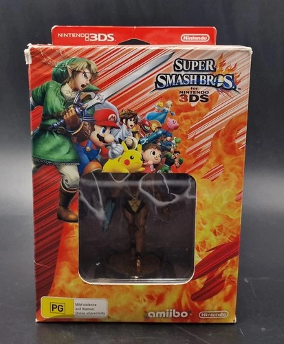 Super Smash Bros for Nintendo 3DS Game & Amiibo NFC Reader Writer Metroid OFF