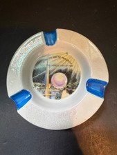 1939 New York World's Fair Trylon Perisphere Ashtray Japan Lusterware Vintage