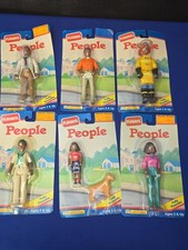 LOTE 6 Playskool People in My Neighborhood Posable Afroamericano NUEVO